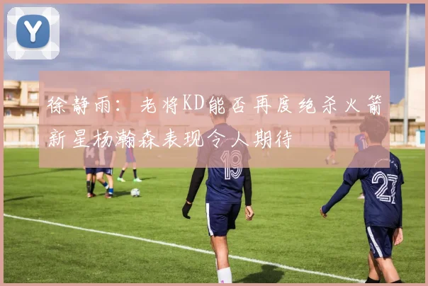 徐静雨：老将KD能否再度绝杀火箭新星杨瀚森表现令人期待