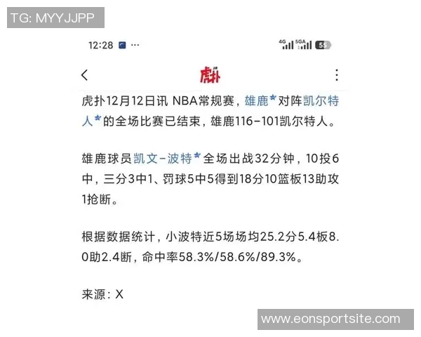 小波特半场火力全开11投7中砍下21分2篮板3助攻单节得分均上双