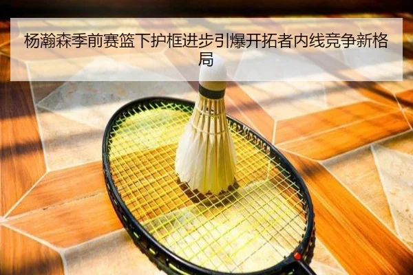 杨瀚森季前赛篮下护框进步引爆开拓者内线竞争新格局（eonsports）